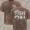 Fishing And Hunting Moment Printed Men'S Outdoor T-Shirts Christian/Hunting/Holiday Interesting Patterns Washed Machine Washable Easy