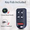 Key Fob Keyless Entry Fits for Honda Odyssey 2005-2010 Remote Control Replacement FCC ID:OUCG8D-399H-A P/N:72147-SHJ-A21 5 Buttons