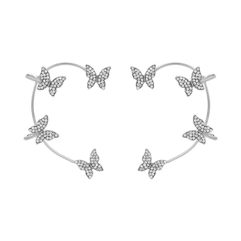 Luxury Butterfly No-Pierce Ear Cuff for Women - Elegant, High-End Fairy Earring