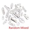 100 pcs Stainless Steel Tail Chain Tags for DIY Jewelry, 10-20g Pendant Accessories