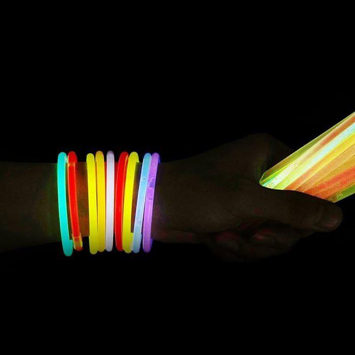 120 Pieces Glow Sticks,Glow Stick Bracelets for with connector,Luminous Bracelets Length 20cm,