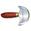 Zhihui Semi-Circular Leather Cutting Knife - DIY Edge Shaving & Thinning Tool