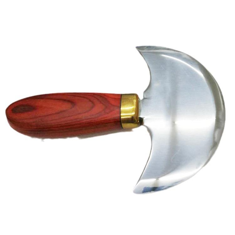 Zhihui Semi-Circular Leather Cutting Knife - DIY Edge Shaving & Thinning Tool