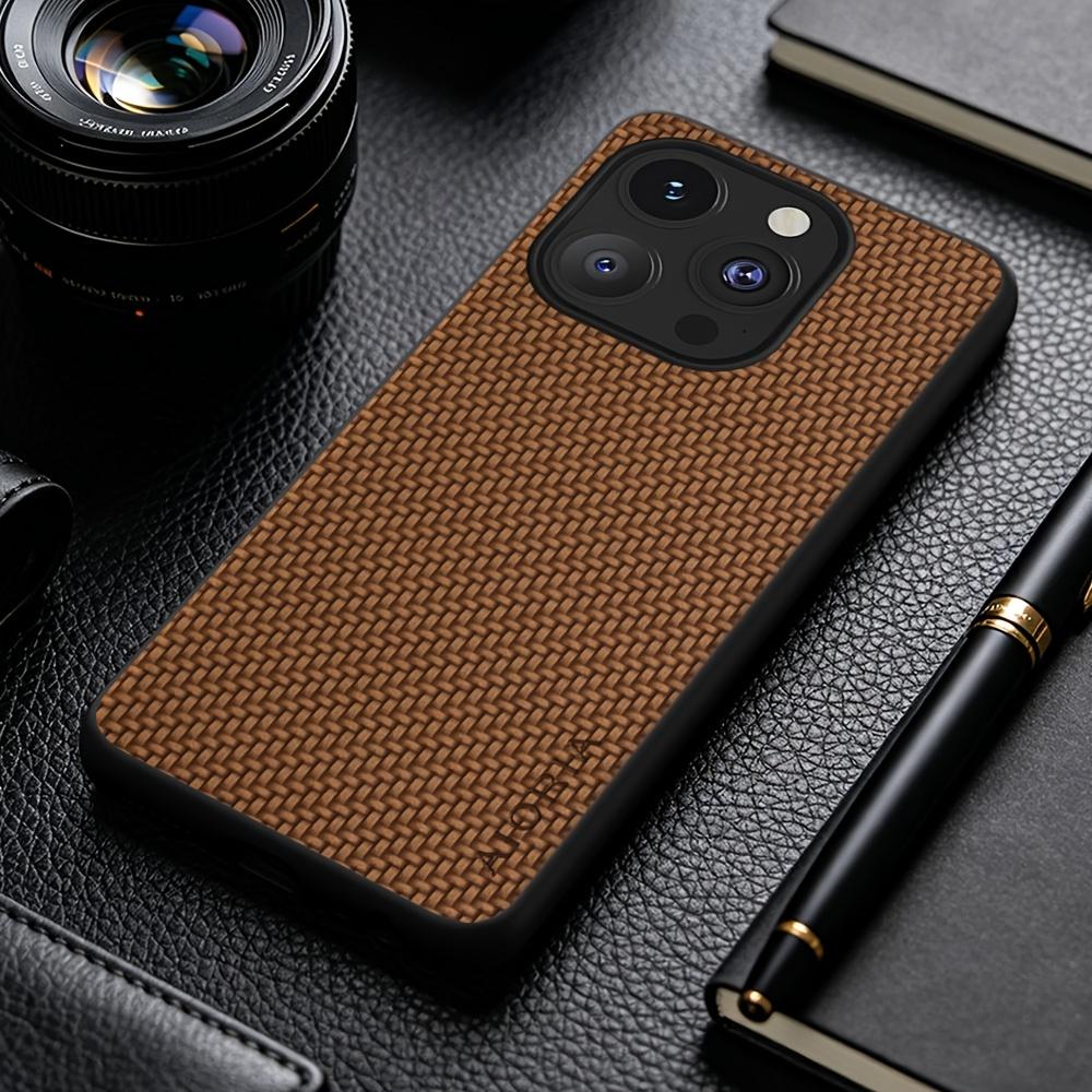 Phone Case: New Fashion Phone Case for iPhone 15 14 13 Pro Max Plus Business Casual Faux Synthetic Leather Phone Cover