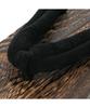 Geta Sandals with Two Black and Paulownia Wood Base Burnt Paulownia [KYOETSU] Men's Teeth, Straps, (27.0cm, Wood)