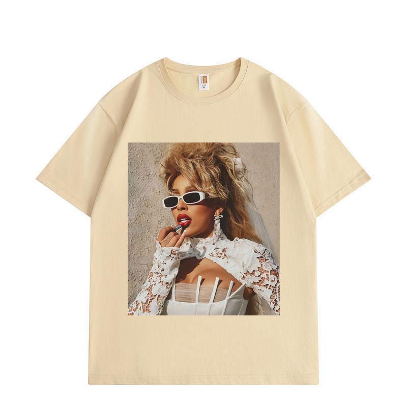 

Rapper Doja Cat Graphic T Shirts Men Women Clothing Fashion Aesthetic Short Sleeve T-shirts Summer Casual Cotton T-shirt 3XL