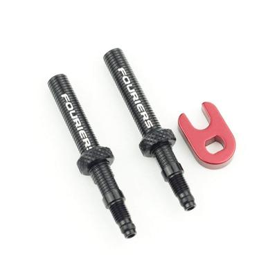 FOURIERS Przedłużka wentyla rowerowego Adapter przedłużki wentyla Presta przedłużka wentyla bezdętkowego 40mm