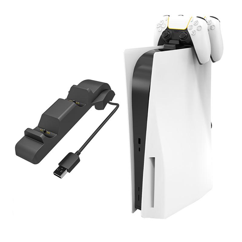 Controller Charger Station for PS5 Dual Dock Charging Station Stand Holder Fast Charging Dock for PS5 Controllers