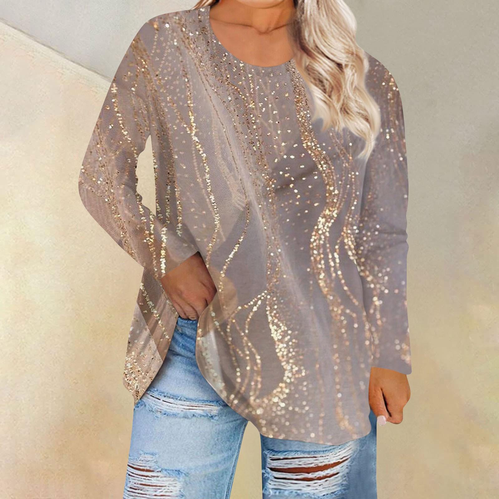 Женская свободная и удобная футболка с длинным рукавом и длинным рукавом с большим топом