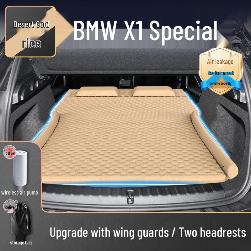 2024 BMW X1 Inflatable Car Mattress: Rear Trunk & Seat Sleep Pad