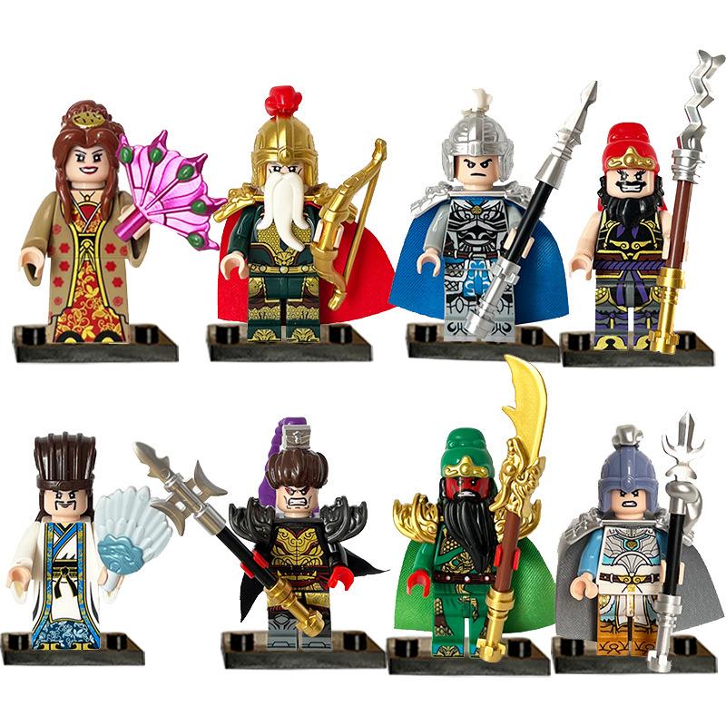 Three Kingdoms Xiaoxia Series Ancient Chinese Generals And Soldiers Doll Children'S Assembled Building Block Toy