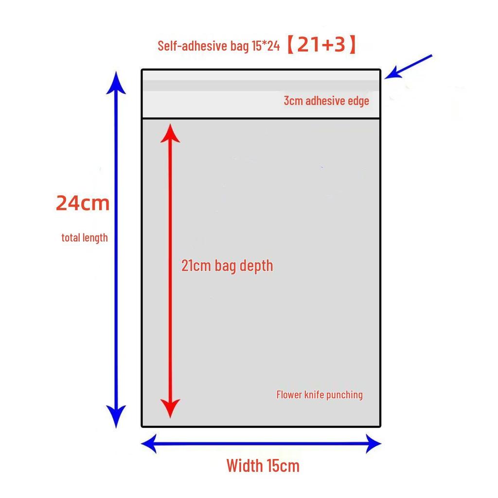 Transparent OPP Self-Adhesive Jewelry Packaging Bag