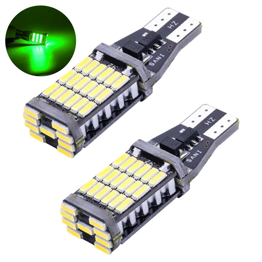 2PCS T15 W16W 921 912 920 LED Bulbs High Power 4014 LED Super Bright 1200LM Replace For Car Reversing Light White