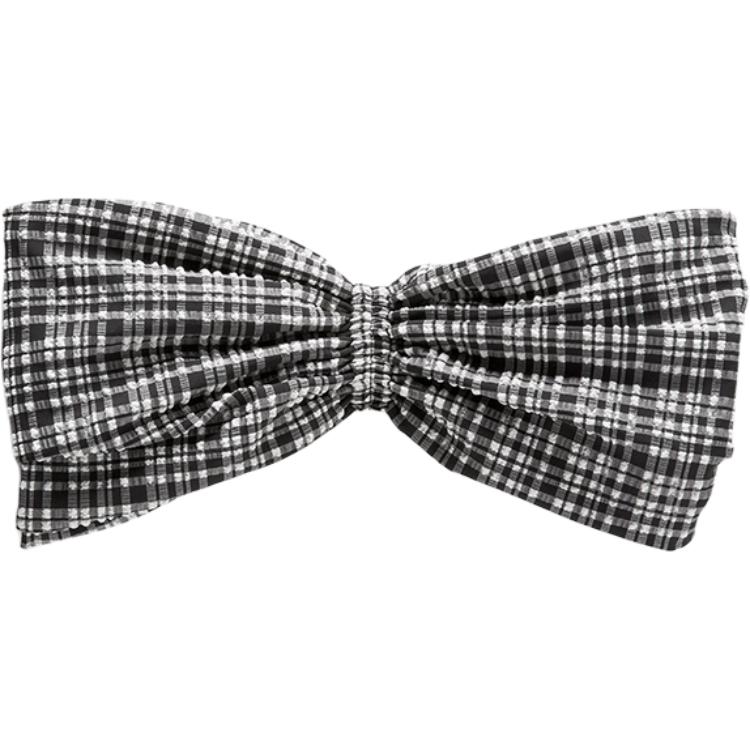 Lululemon Plaid Design Bubble Gauze Headband Women accessories Multicolor LW9FNNS Purple