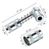 Professional Grease Coupler Adapter with Sleeve 90 Degree Grease Coupler Fitting Tool Grease Nozzle Lubrication Tool Accessories