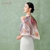Jewelry Butterfly 100% Mulberry Silk Double-Sided Scarf