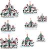 Christmas Cute Penguin Decorations 2025 Xmas Tree Hanging Pendant For Family Merry Party Ornament Resin 8.5cmx8.5cm Novelty