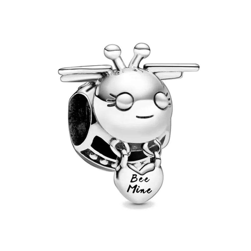 925 Silver Dog Cat Angel Bee Dance Shoe Bead Pendant For European Bracelet DIY Exquisite Jewelry Making