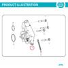 For CFMOTO 450SR Water Pump Sub Assembly CF400-6 SR450 450 SR Engine Water Pump Motorcycle Accessories Original Parts