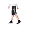 Adidas Originals Trefoil Logo Print 3-Stripes Shorts Men Bottoms Black CE1542