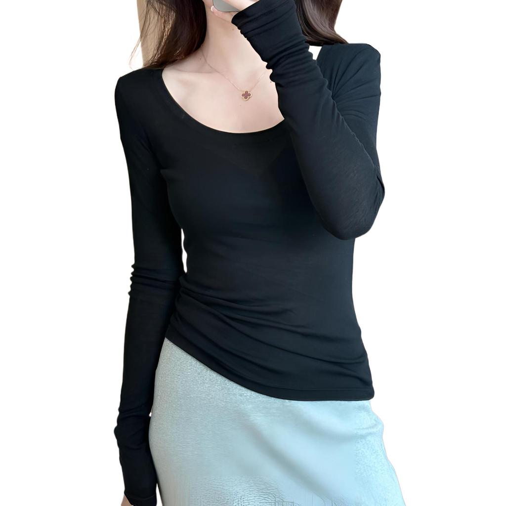 Women's 2026 Summer Lightweight Tencel Sun Protection Slimming Long Sleeve T-Shirt