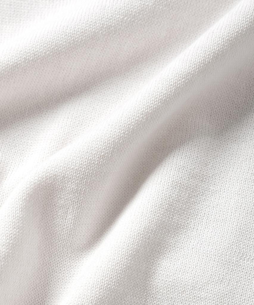 NONBLANK Fine Gauge U-Neck Ls Knit_White