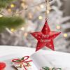 New Iron Christmas Tree Hanging Ornament Christmas Tree Star Snowflake Gift Box Xmas Party Home Decor Pendant Christmas