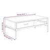 349929 vidaXL Table basse 90x50x35 cm Bois de pin massif recyclé