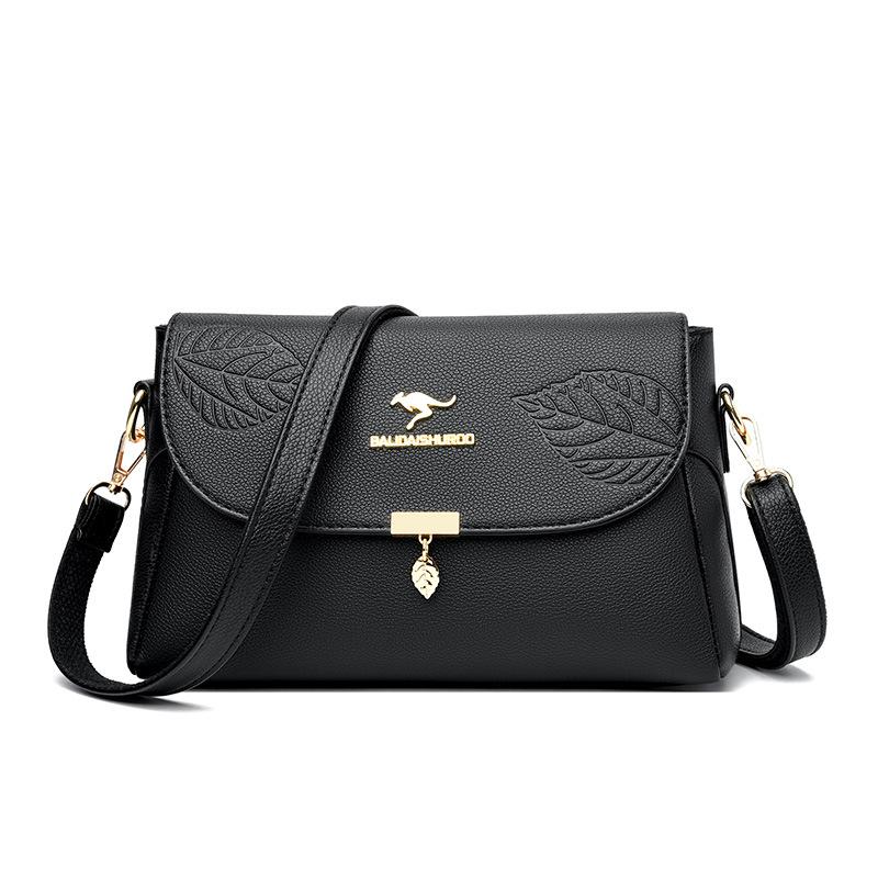 

Женская сумка через плечо из искусственной кожи, однотонная сумка через плечо, роскошная сумка через плечо с клапаном