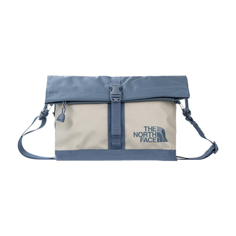 The North Face Base Camp Casual Outdoor Zipper Shoulder Crossbody Bag Unisex bags Gray-Green NF0A8BK6-L45 Gray Green