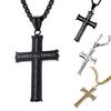 Męski Naszyjnik Krzyż Vintage Klasyczny Styl Hip-hop Męska Zawieszka na Prezent