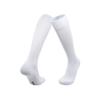 Breathable Solid Color Football Socks High Elasticity Long Cushion Sports Socks for Foot Length 17.5-21.5cm Kids Sportswear