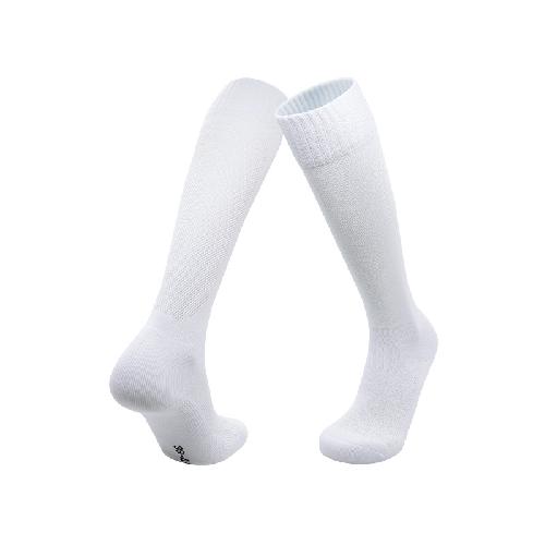Breathable Solid Color Football Socks High Elasticity Long Cushion Sports Socks for Foot Length 17.5-21.5cm Kids Sportswear