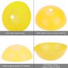 5pcs Soccer Training Cone Football Barriers Plastic Marker Holder Accessory (Yellow)