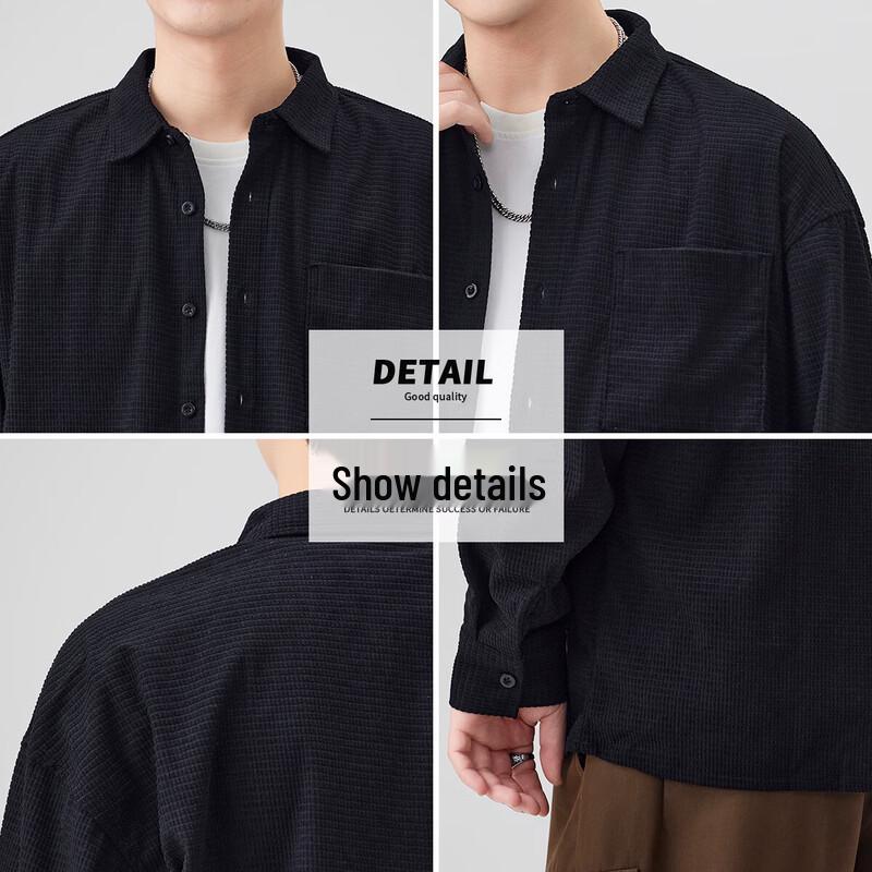 Baleno Men's Loose Fit S&K Shirt Jacket