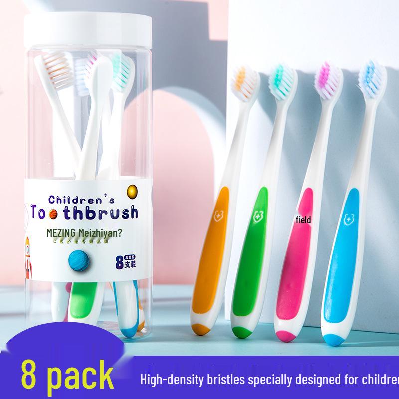 

Kids Soft Bristle Toothbrush for Ages 3-12 with Small Head - Ideal for Toddlers to Junior High, Travel-Friendly and Boxed. 8-Pack