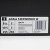 JQ4774 adidas Originals Calçado de Taekwondo Feminino Branco Preto Essencial Borracha (mulheres)