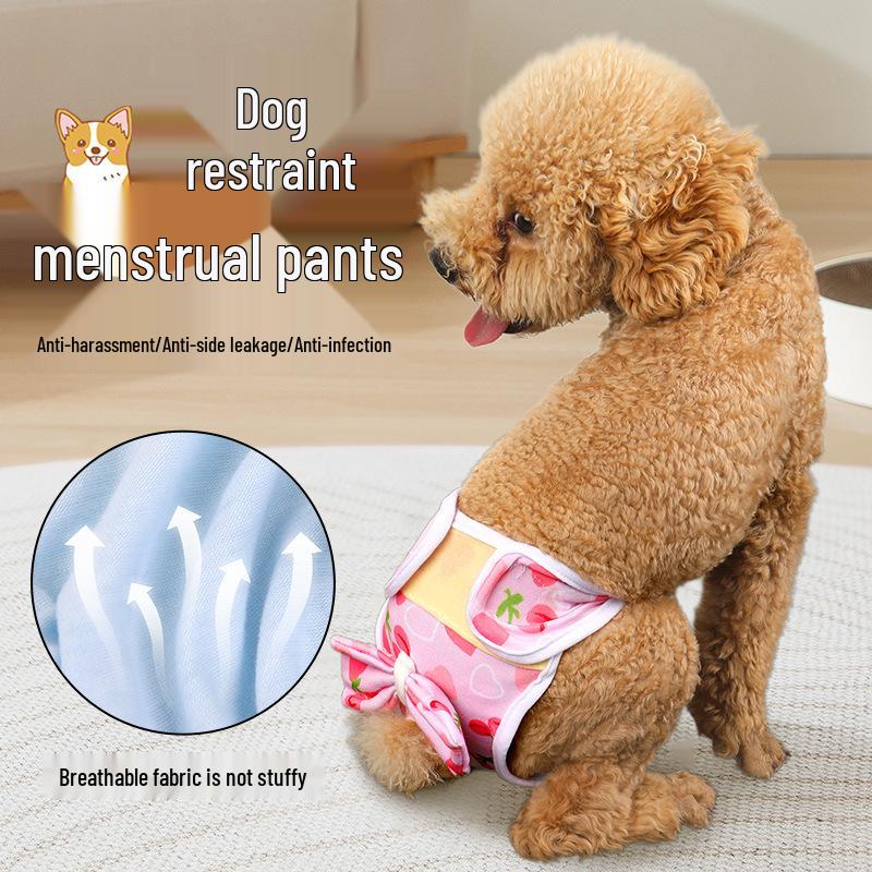 Female Dog Sanitary Belly Band - Menstrual Care Underwear for Puppies