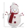 Christmas Snowman Ornaments Cute Plush Doll Kids Gifts 2025 Merry Christmas Decoration for Home New Year Party Supplies
