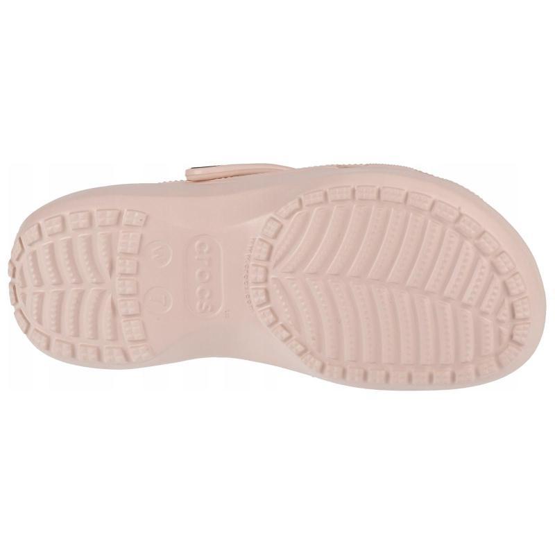 Crocs Classic Platform Clog Cloud Comfortable and Wear-Resistant Sandals 4.1cm Women's Pink