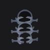 Dental Cheek Retractor Orthodontic Mouth Opener C Shape Lateral Open Dental Orthodontic Black Tooth Intraoral Lip
