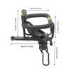 Bicycle Child Safety Seat Chair Setup Adjustable Iron Quick Release Design, Comfortable Padding for 1-5 Years Kid