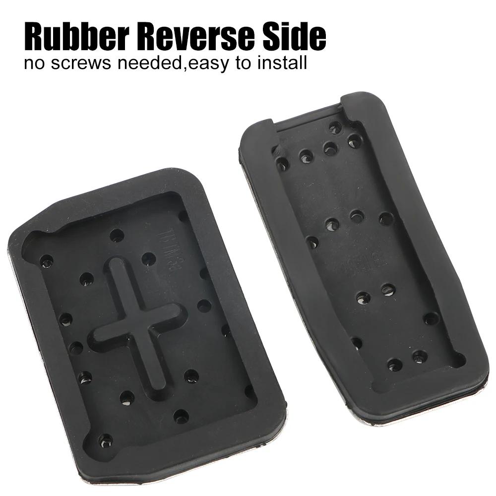 For Tesla Model 3 Y Brake Pedals Foot Rest Accelerator Car Pedal Rubber Pad Cover Aluminum Alloy Interior Parts Auto Accessories