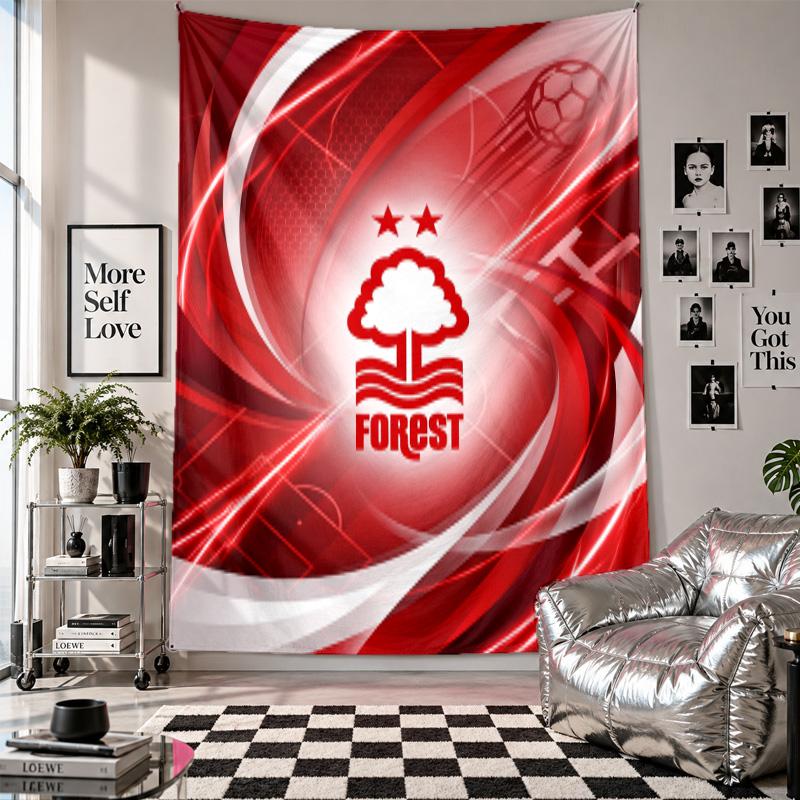 Nottingham Forest Football Wall Tapestry Home Decor Wall Hanging Cloth for Bedroom Living Room Background