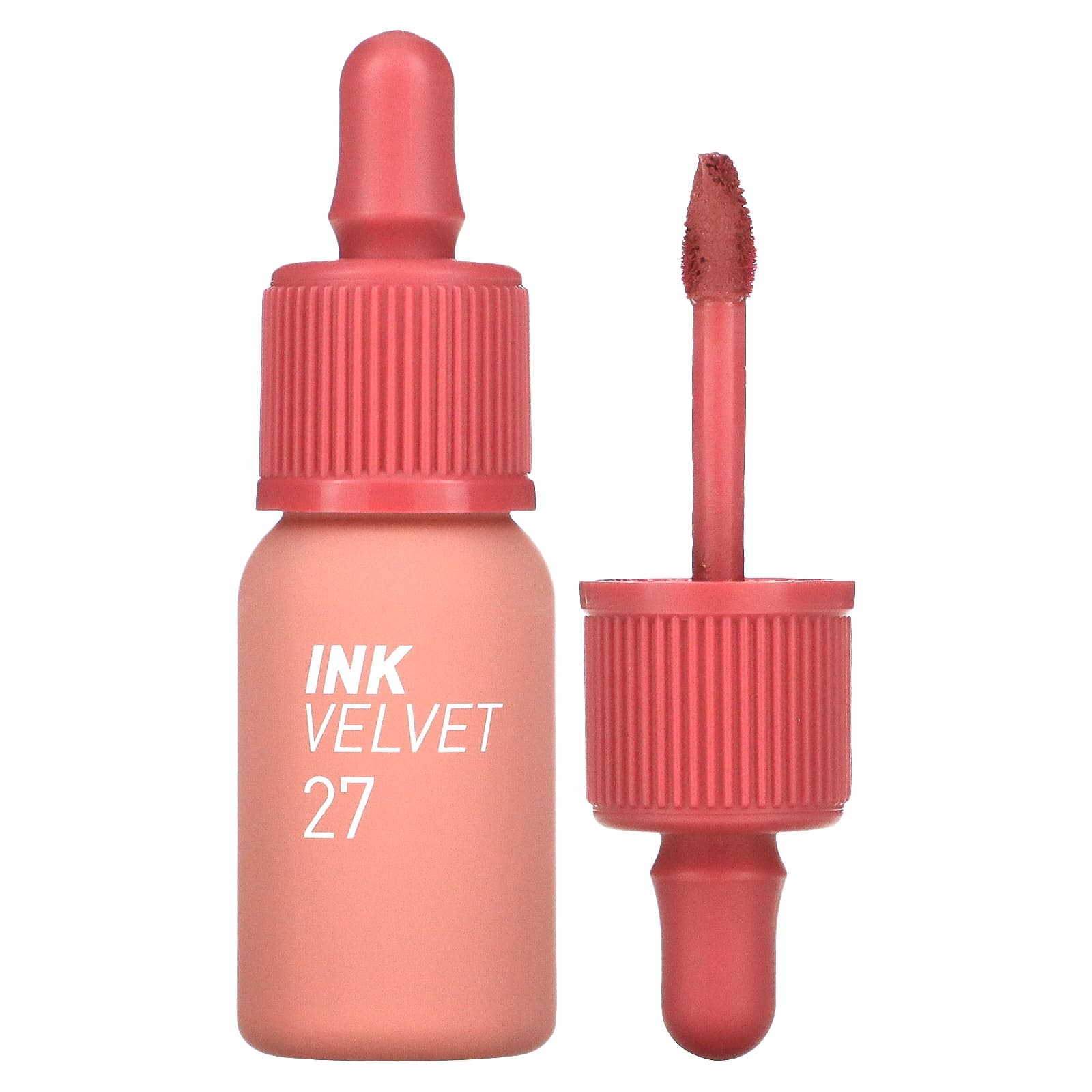 

Peripera, Тинт для губ Ink Velvet, 27 Strawberry Nude, 0,14 унции (4 г)