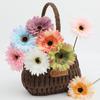 6 db Mű Gerbera Százszorszép Művirág Hajlítható Szárral