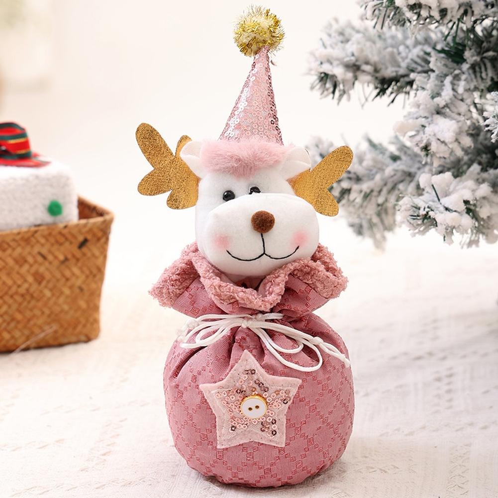 

Рождественские подарочные пакеты розовый блеск фруктовый узор для конфет и подарков C