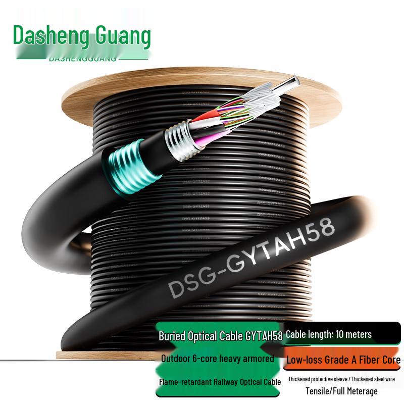 Dasheng Light Outdoor Heavy Armored Flame Retardant Railway Fiber Optic Cable