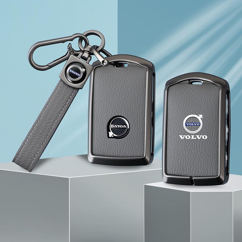 Zinc Alloy Car Key Cover Case Shell Holder Key Bag Protection For Volvo XC60 XC40 XC90 S90 V60 S60 V90 C40 Polestar 1 Polestar 2