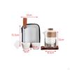 Ceramic Tea Set with Infuser And 3 Cups - Sleek Functional
